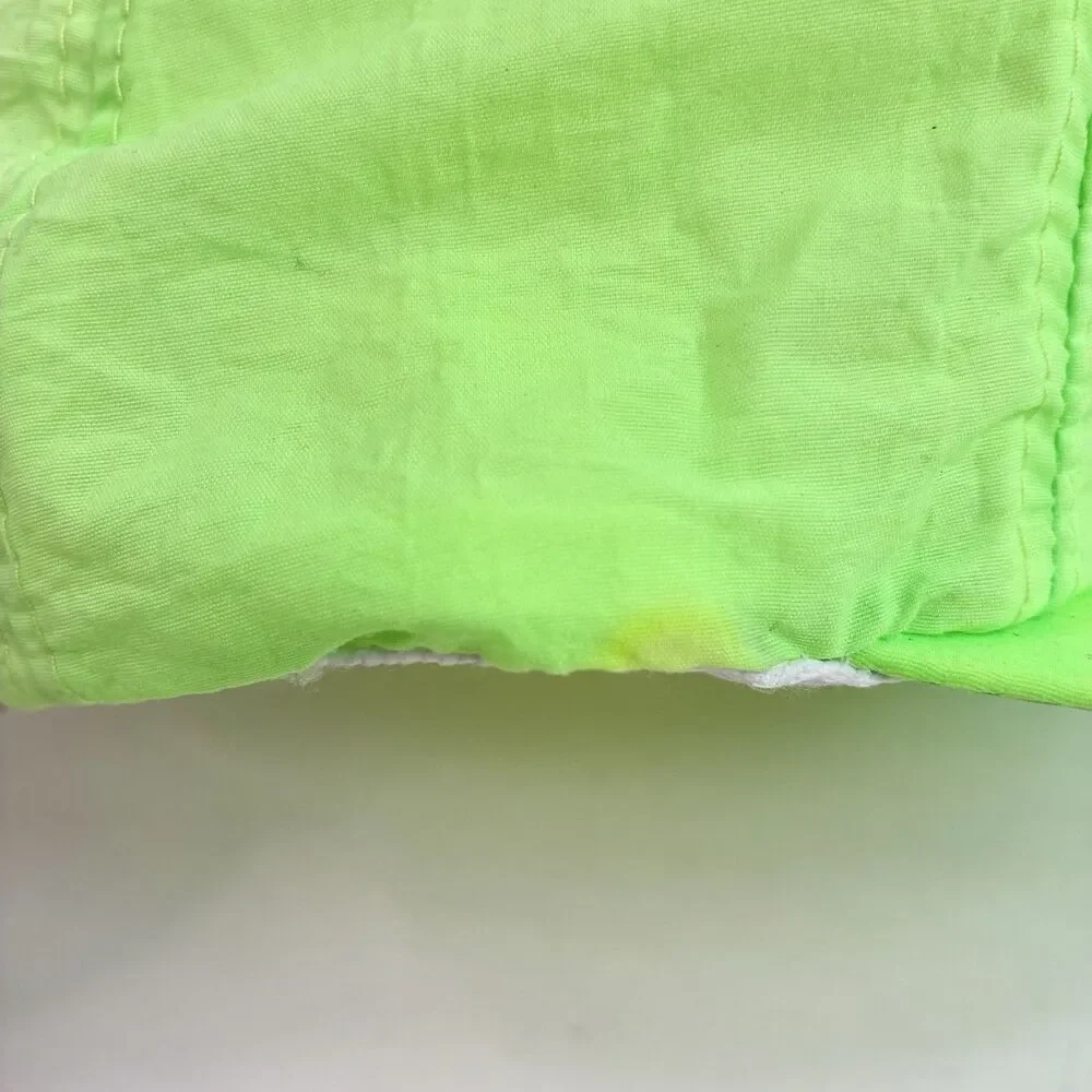 Vintage Original 90s neon green nylon Days of Thunder Movie Promo Hat *READ*